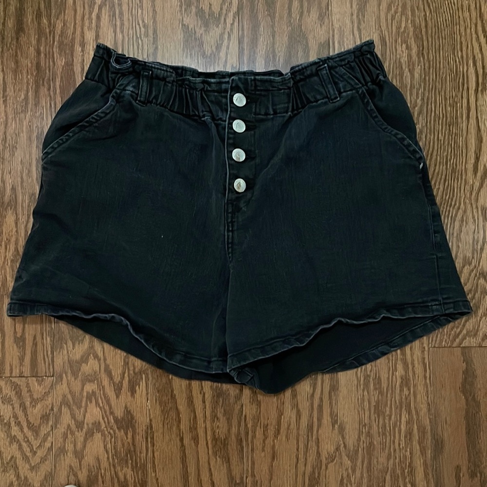Blue spice black denim shorts. Size 13.